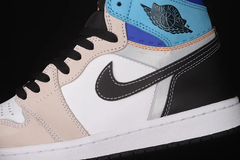 All categories Air Jordan Jordan series basketball shoes Air Jordan 1 High Pure original version Air Jordan 1 High OG Pro "Total Orange" AJ1 Joe 13M blue and white stitching high-top basketball shoes DC6515-100